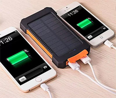 Solar Power USB Power Bank