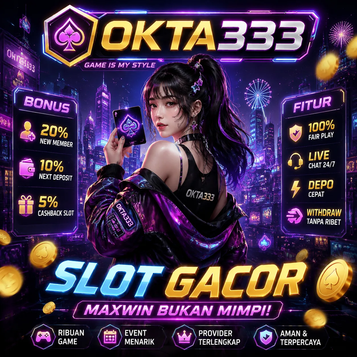 Fasilitator Game Online Terbaru OKTA333